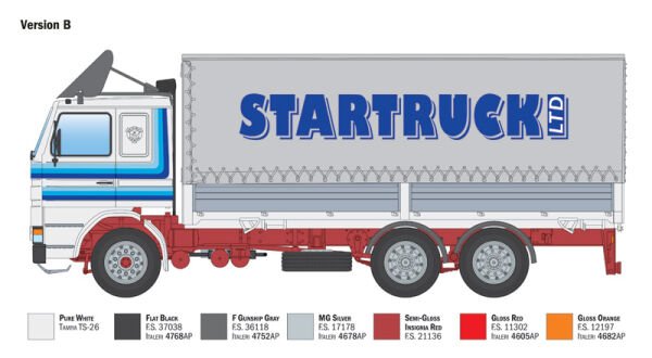 1/24 Scania 142H 6x2 Canvas