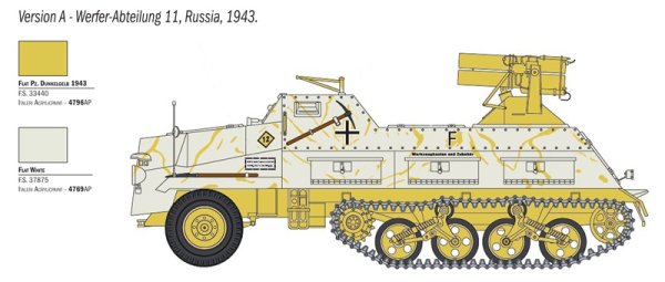 1/35  15 cm. PANZERWERFER 42 AUF SD.KFZ. 4/1